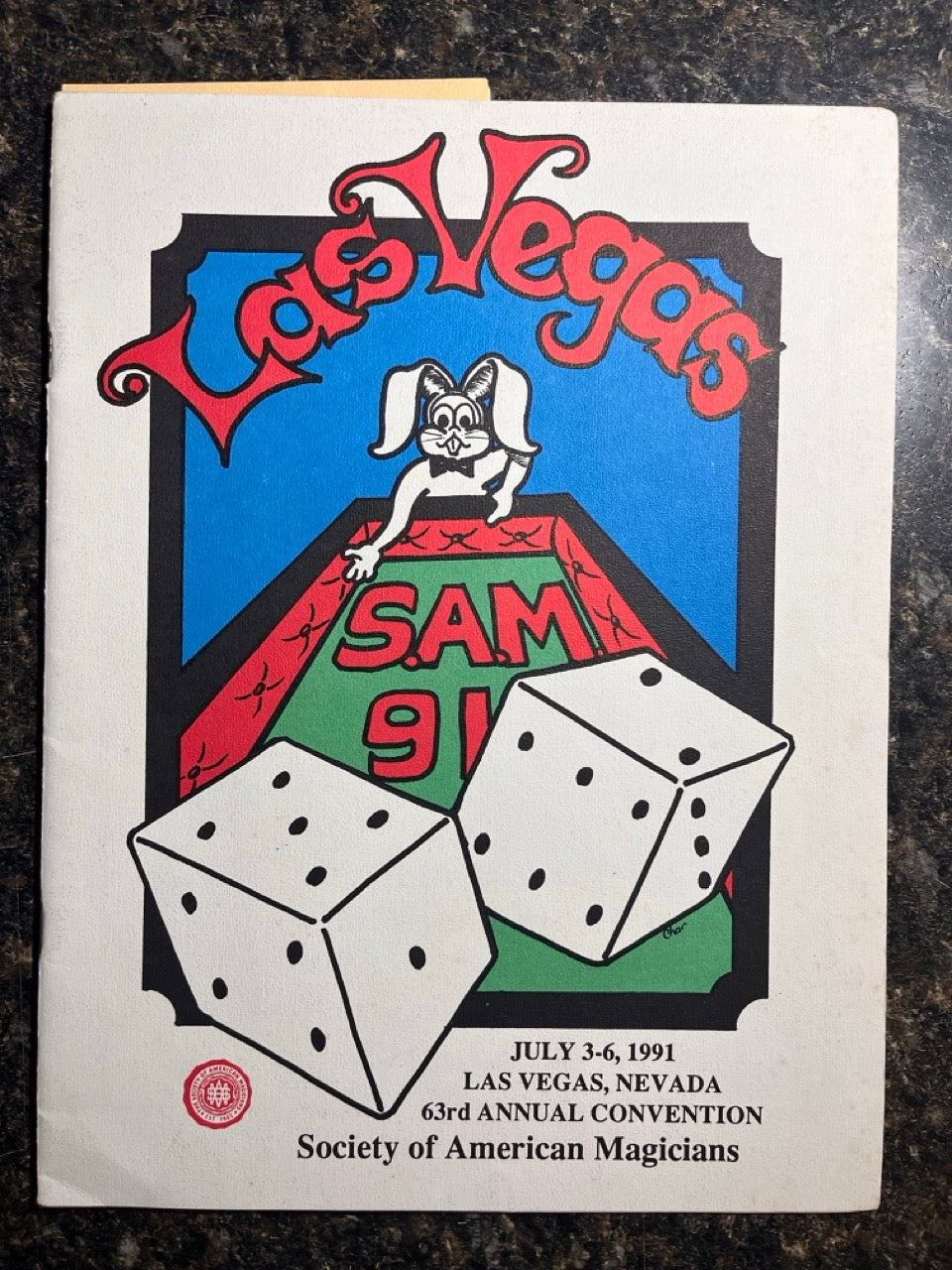 1991 63rd Annual S.A.M. Convention Program