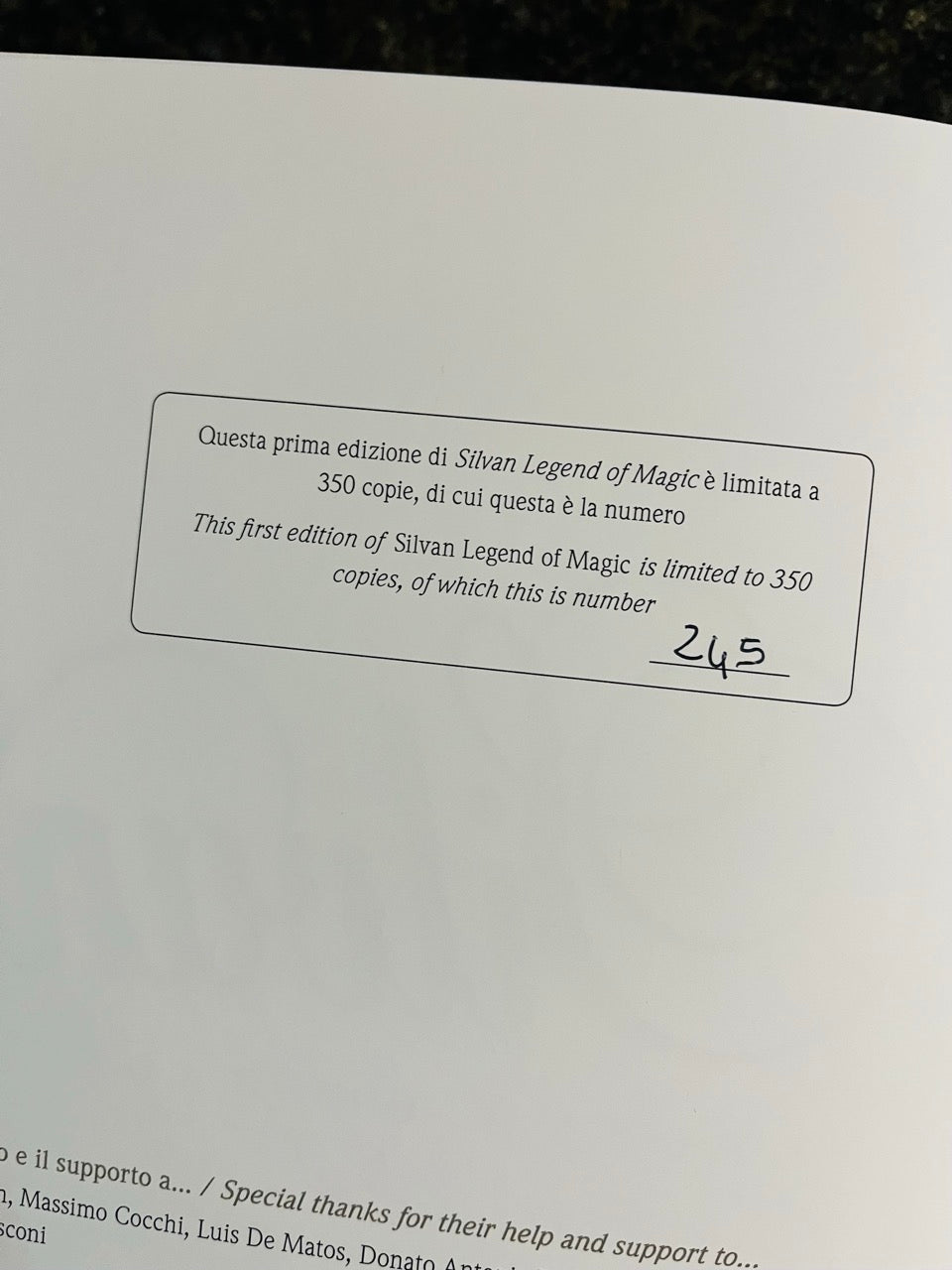 Silvan: Legend of Magic - Francesco Maria Mugnai (Limited edition)