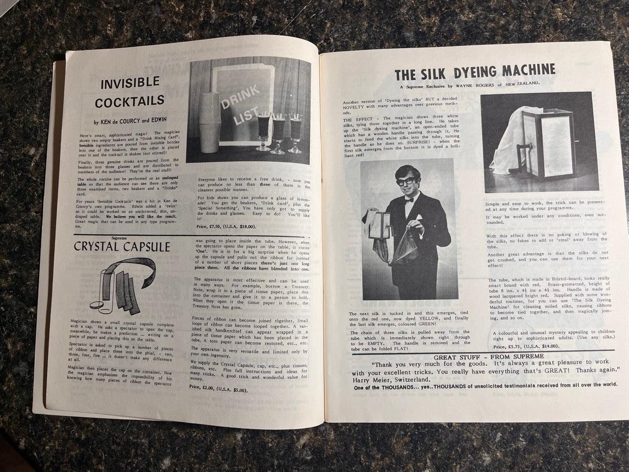 Supreme Magic Catalogue #31