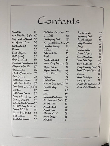 Collectors Workshop Catalog (1993)