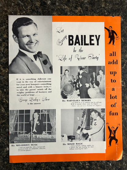 George Bailey Promotional Pieces