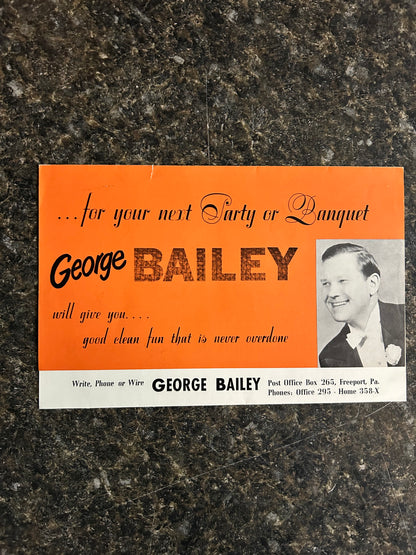 George Bailey Promotional Pieces