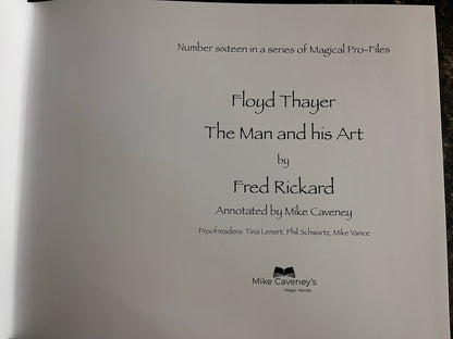 Floyd Thayer: The Man and His Art - Fred Rickard
