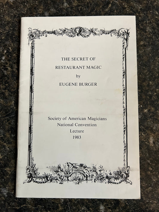 The Secret of Restaurant Magic - Eugene Burger