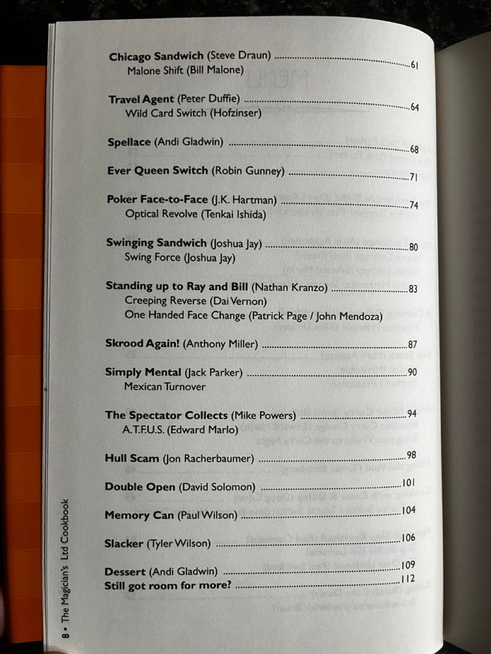 The Magician's LTD Cookbook - Andi Gladwin