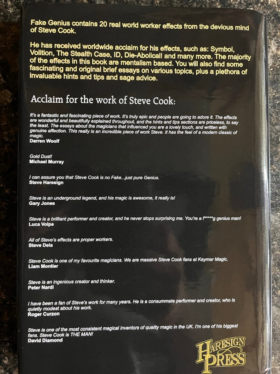 Fake Genius/Fake Genius 2 - Steve Cook