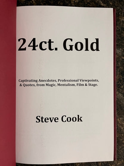 24ct. GOLD - Steve Cook