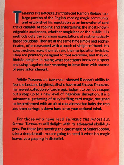 Second Thoughts - Ramon Rioboo