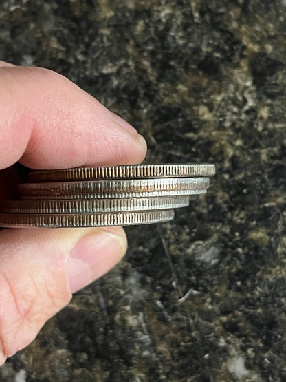 Expanded Eisenhower Shell & 4 Dollar Coins (Unknown maker) (SM5)