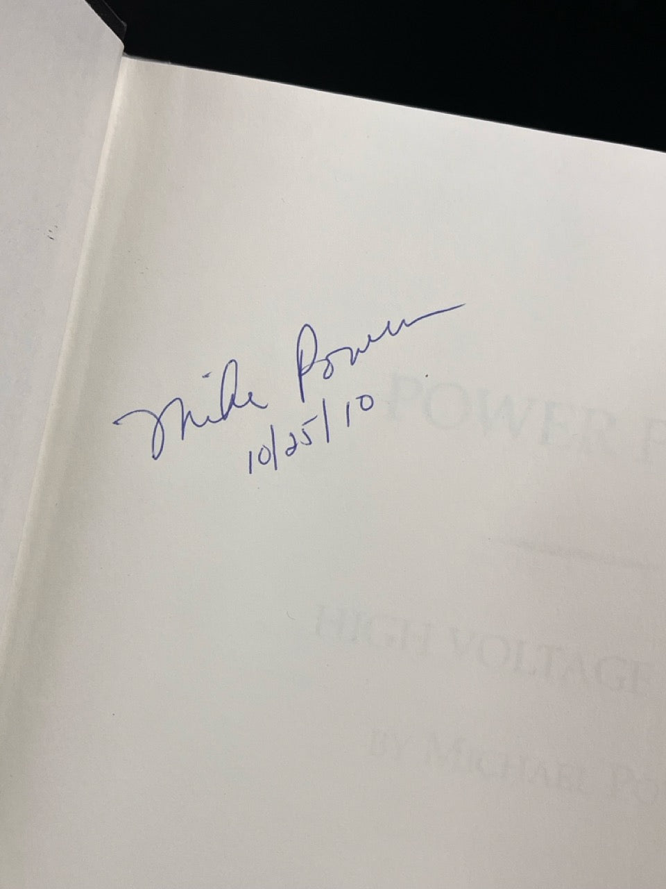 Power Plays: High Voltage Magic - Mike Powers - SIGNED