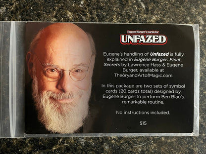 Eugene Burger's cards for UNFAZED (created by Ben Blau) (SM5)