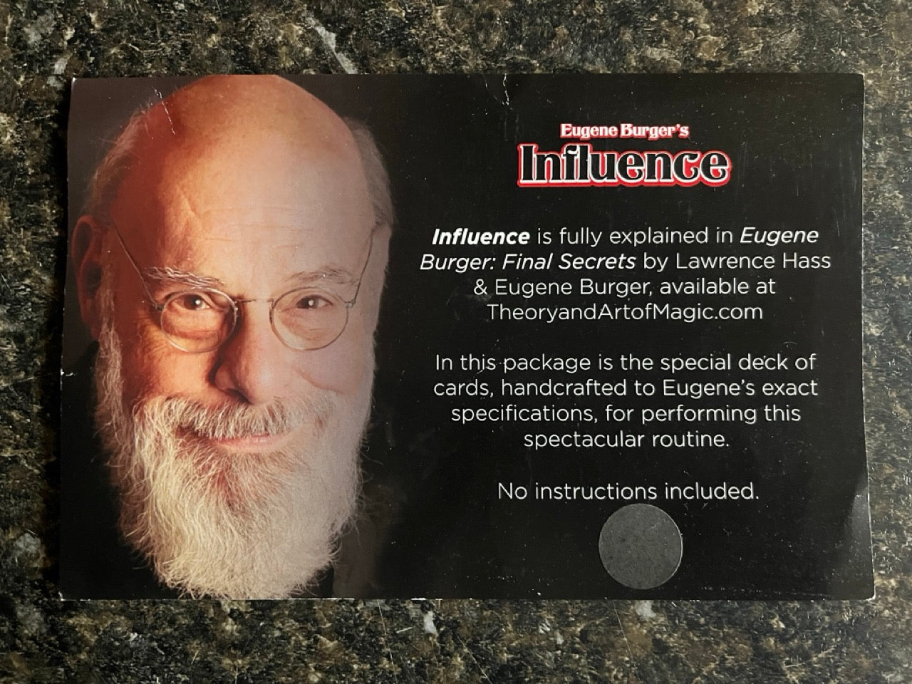 Eugene Burger's Influence (Prop) (SM5)