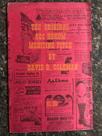 The Original Doc Hokum Medicine Pitch - David B. Coleman