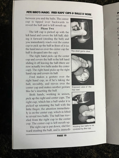 Fred Kaps' Cups & Balls & More- Pete Biro's Magic #7