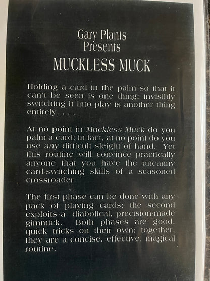 Gary Plants presents Muckless Muck - Jared Kopf