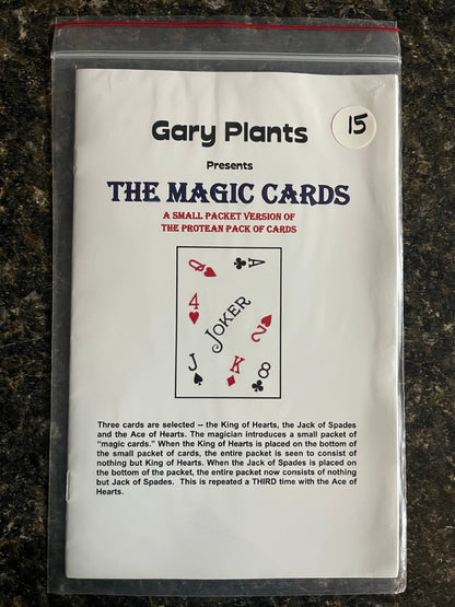 Gary Plants presents The Magic Cards