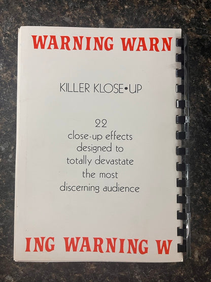 Killer Klose-Up - Ben Harris