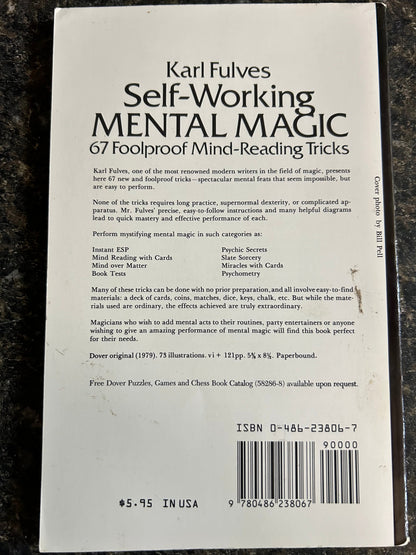 Self-Working Mental Magic - Karl Fulves