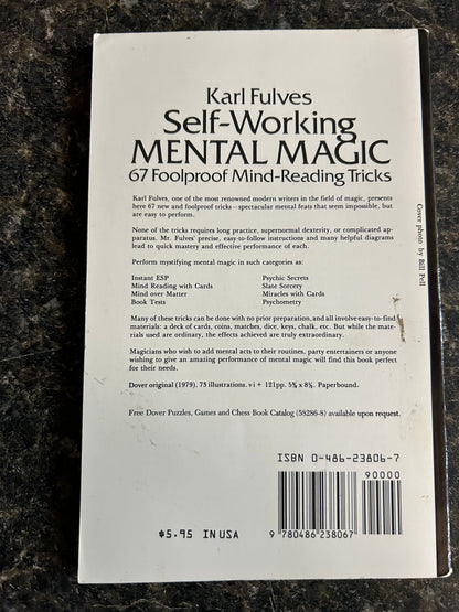 Self-Working Mental Magic - Karl Fulves (used Copy)