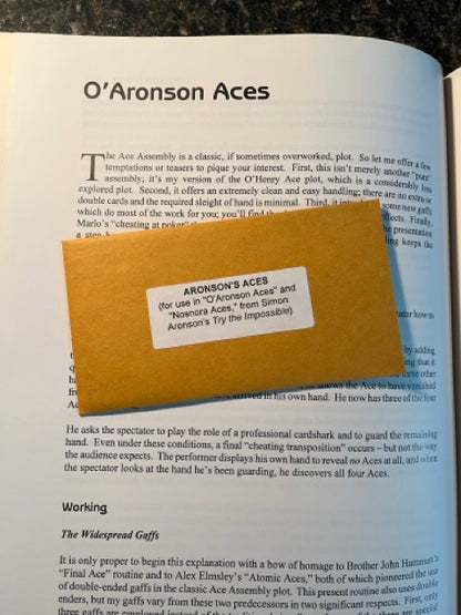 Try The Impossible - Simon Aronson - SIGNED