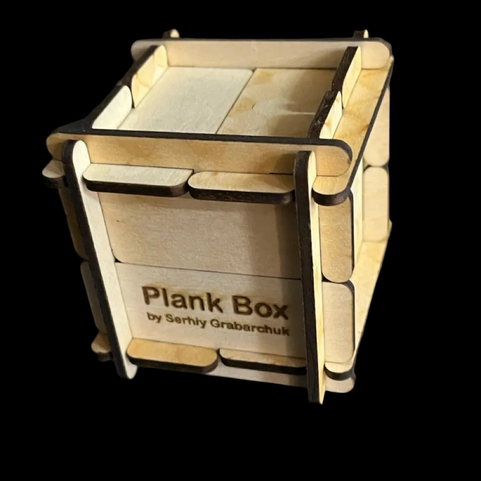 Plank Box - 3D Wooden Puzzle - Crafty Sunflower (SM5)