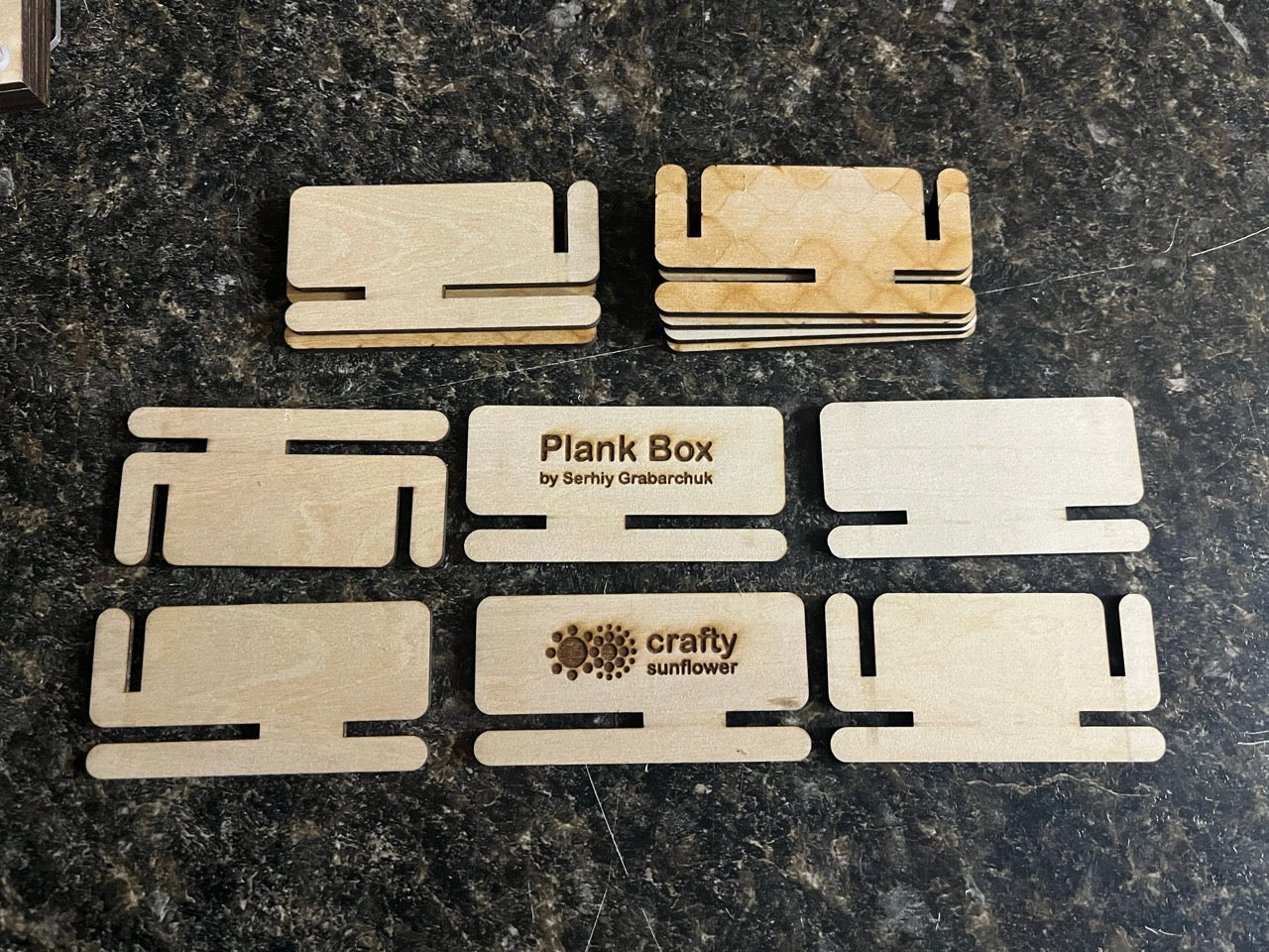 Plank Box - 3D Wooden Puzzle - Crafty Sunflower (SM5)