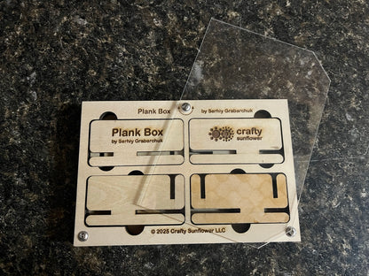 Plank Box - 3D Wooden Puzzle - Crafty Sunflower (SM5)