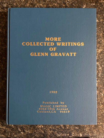 More Collected Writings - Glenn Gravatt