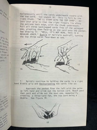 Card Magic Self Spoken - Edward T Hollins