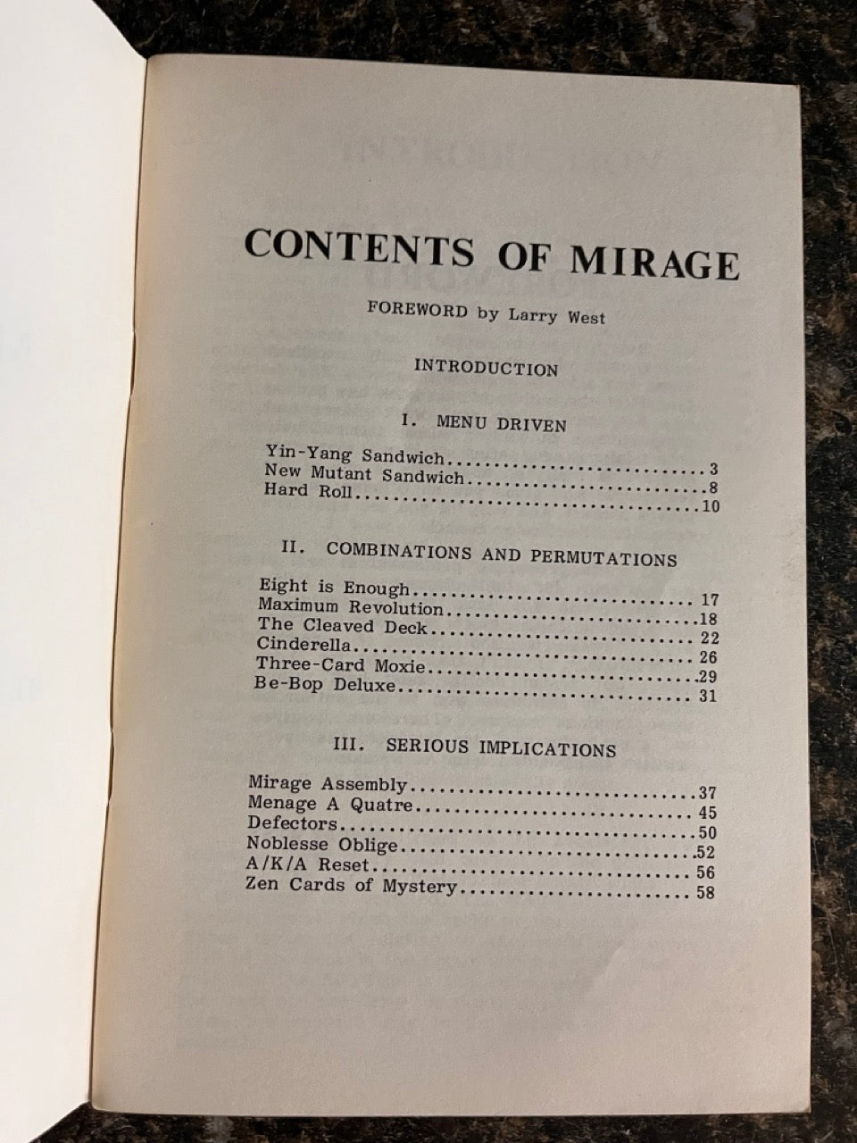 Mirage: Modern Card Magic- John A. Bannon