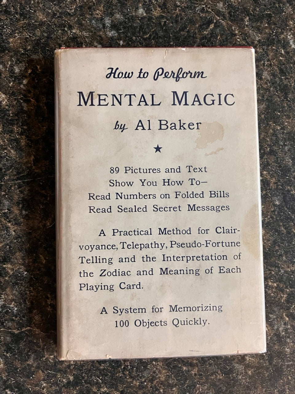 Mental Magic: How To Read Minds - Al Baker