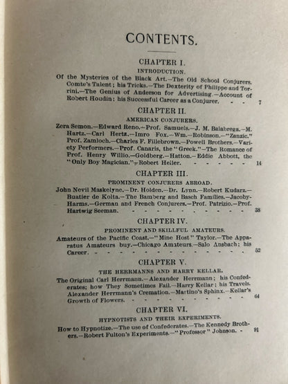 Leaves from Conjurers' Scrap Books - H.J. Burlingame (1891 ed, GREEN)