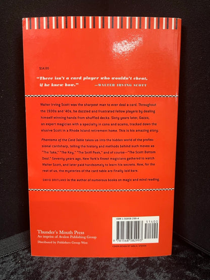Phantoms Of The Card Table: Confessions of a Card Sharp - David Britland & Gazzo