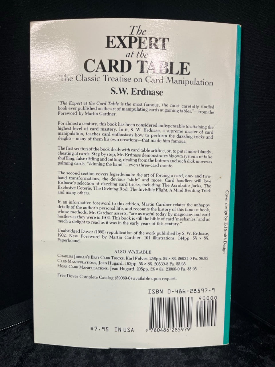 The Expert at the Card Table - S.W. Erdnase (Dover edition)