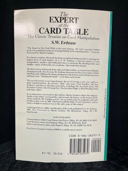 The Expert at the Card Table - S.W. Erdnase (Dover edition)