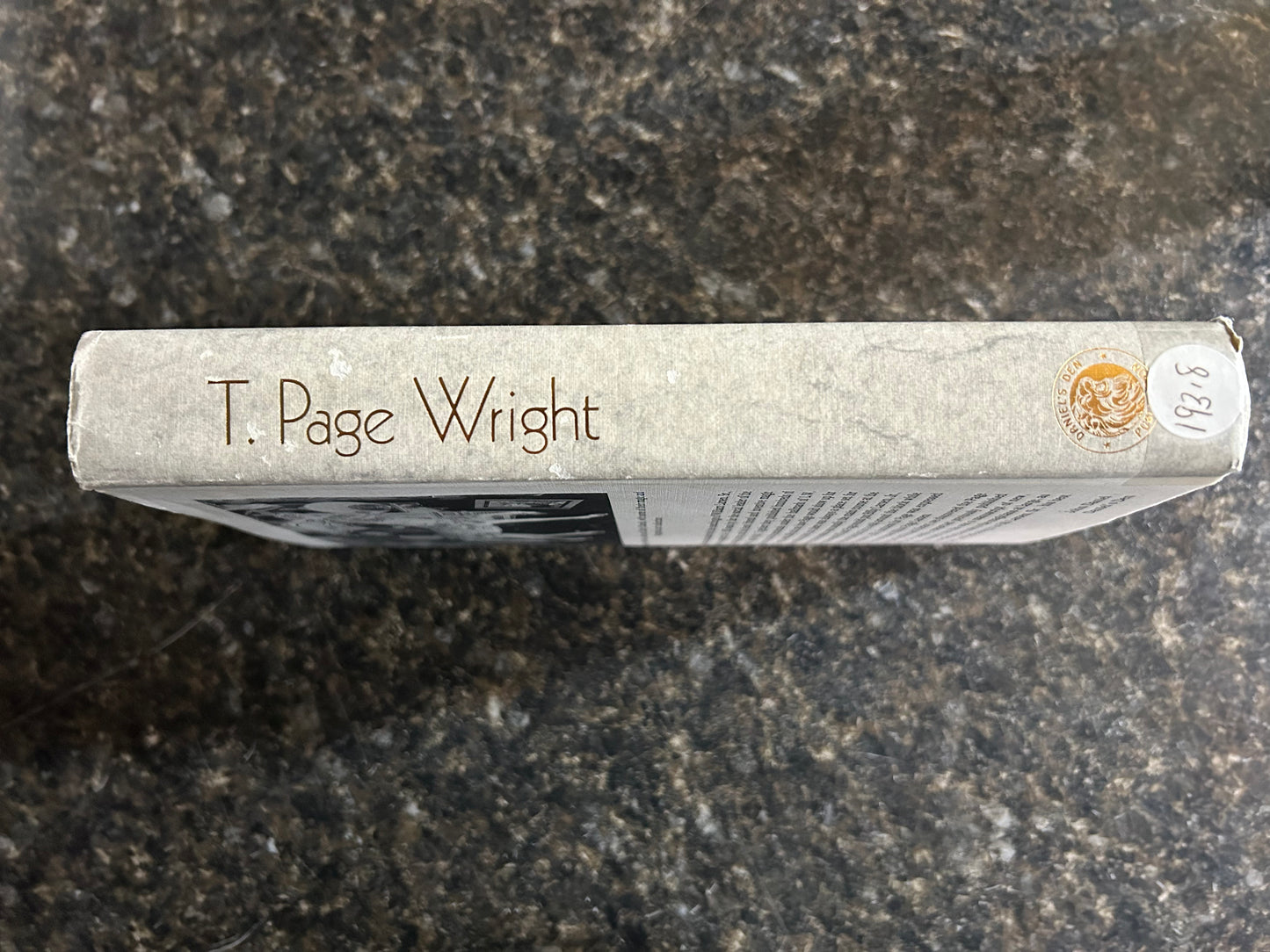 Page Wright's Manuscript - T. Page Wright - HC w/dj (USED)