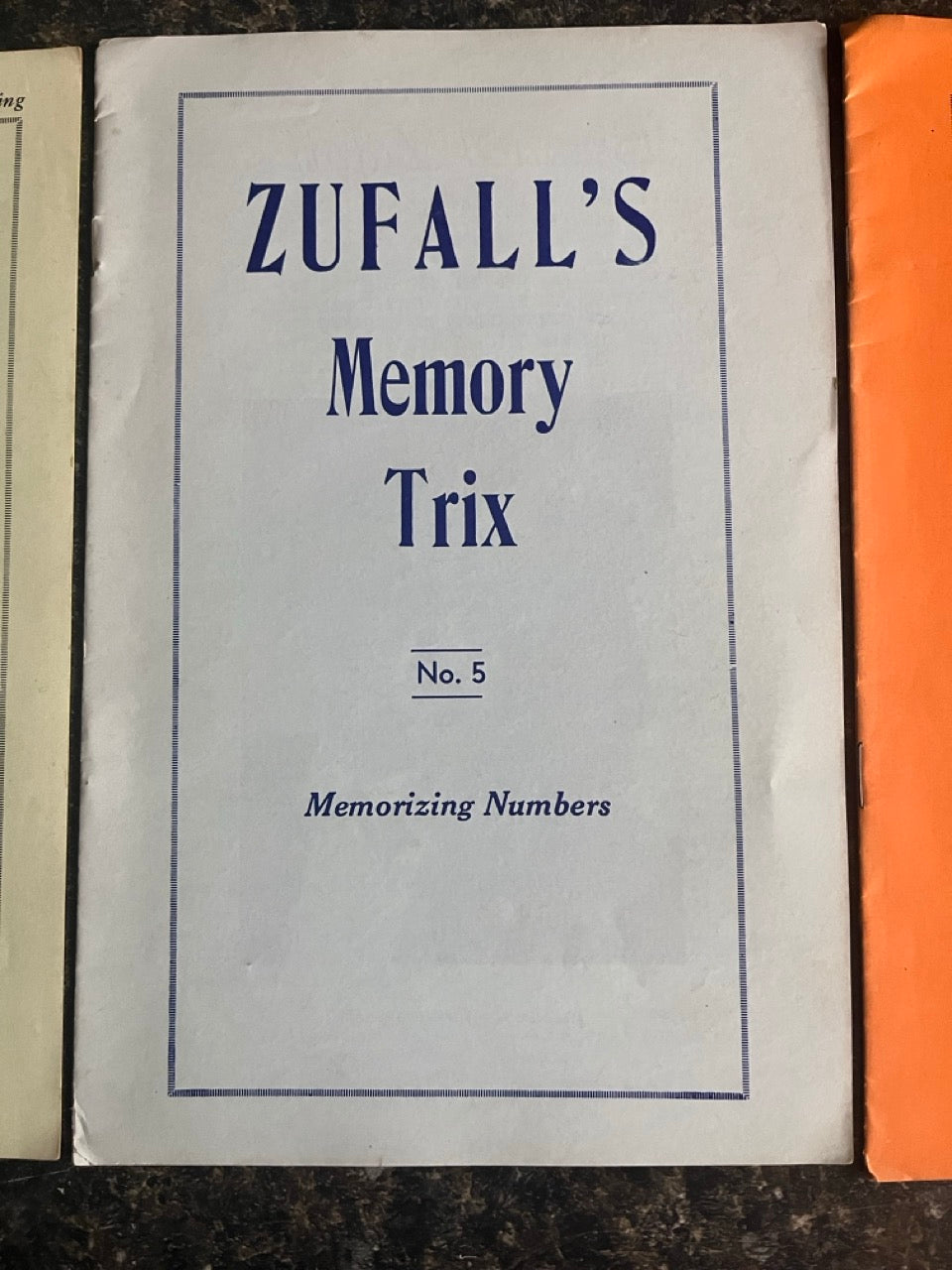 Zufall's Memory Trix #1, #4, #5, #6 - Bernard Zufall