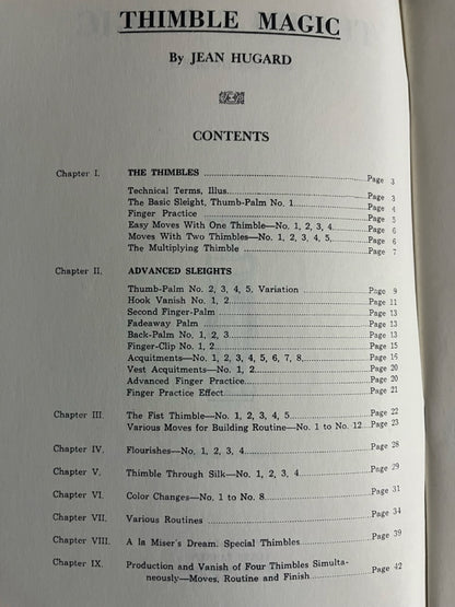 Thimble Magic - Jean Hugard