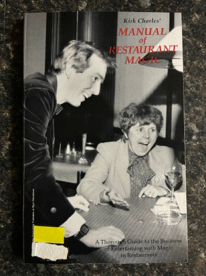 Manual of Restaurant Magic - Kirk Charles (Used copy)