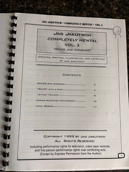 Completely Mental Vols. 1-3 - Jas Jakutsch