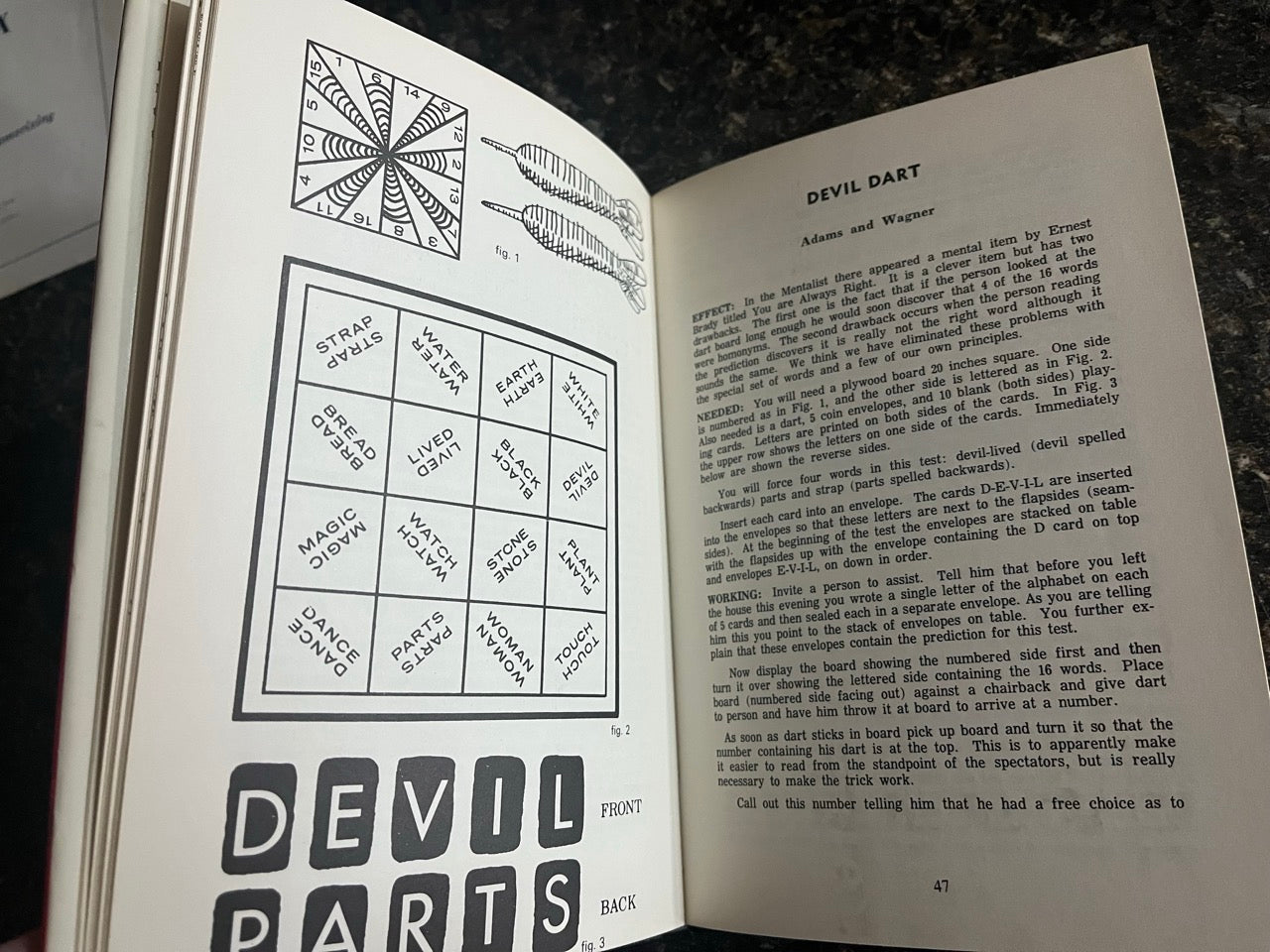 Magic Dungeon Mentalism - Bob Wagner And Howard Adams (Hardcover)