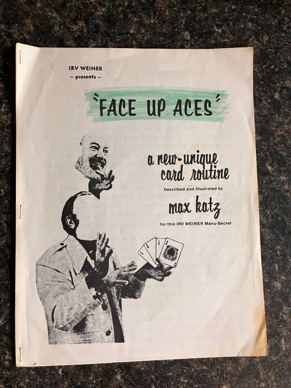 Face Up Aces - Irv Weiner