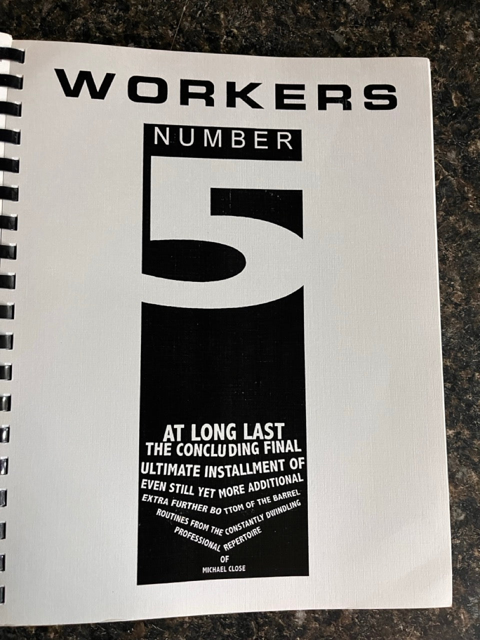 Workers, Volumes 1-5 - Michael Close