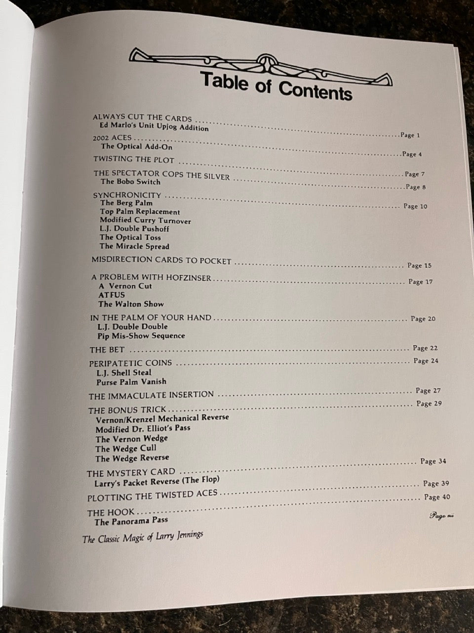 The Classic Magic of Larry Jennings - Mike Maxwell (Reprint)