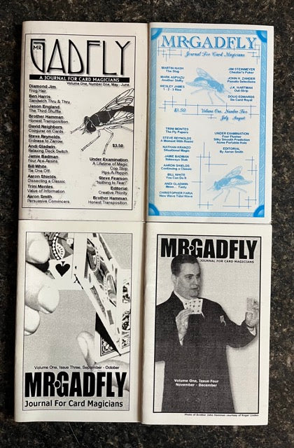 Mr. Gadfly Magazine, First 4 Issues