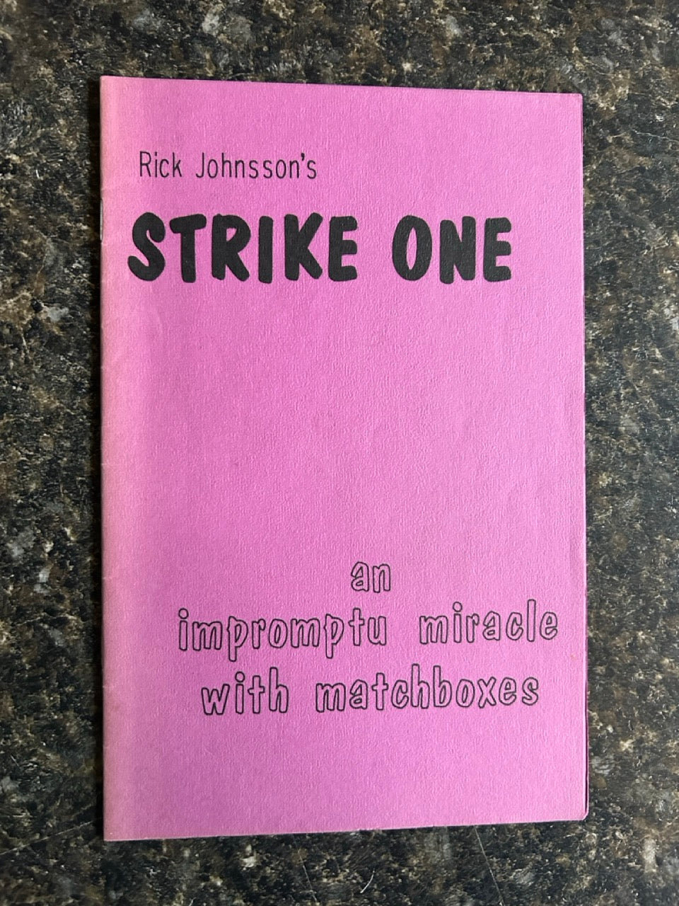 Strike One - Rick Johnsson