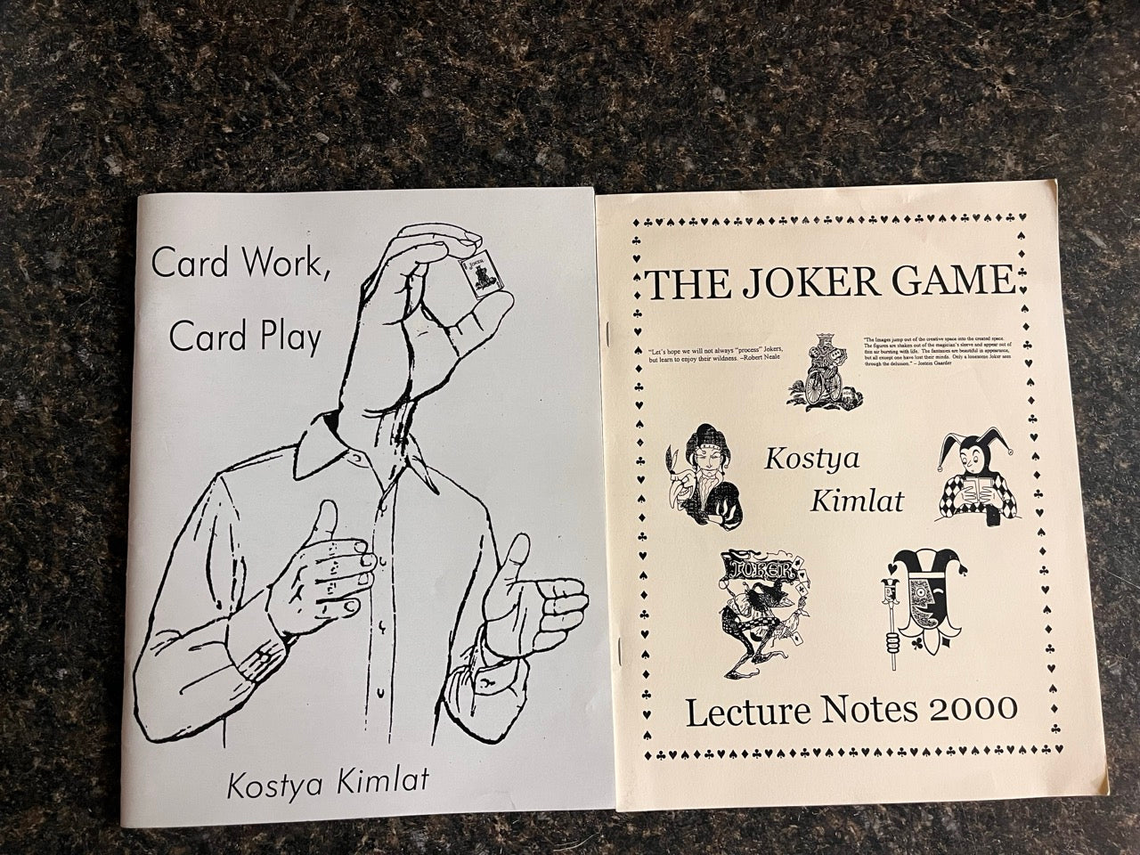 2 Kostya Kimlat Manuscripts - Kostya Kimlat