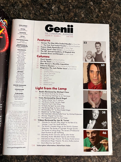 Genii Magazine (Dai Vernon issue), June 2006