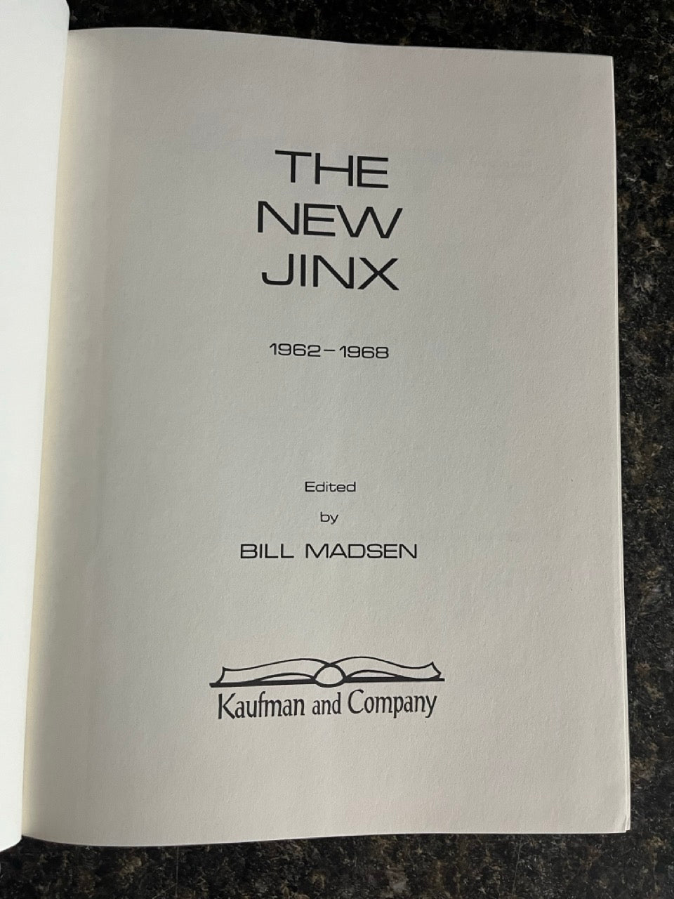 The New Jinx - Bill Madsen (Kaufman & Co. Reprint)