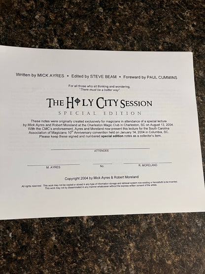 The Holy City Session - Ayres & Moreland